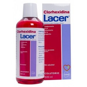 Lacer Clorhexidina Colutorio, 500 ml