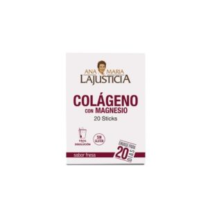 Ana Mª Lajusticia Colágeno con Magnesio Sabor Fresa, 20 sticks