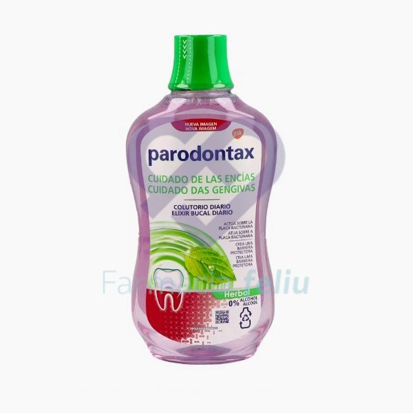 Parodontax Herbal Colutorio Sin Clorhexidina, 500 ml